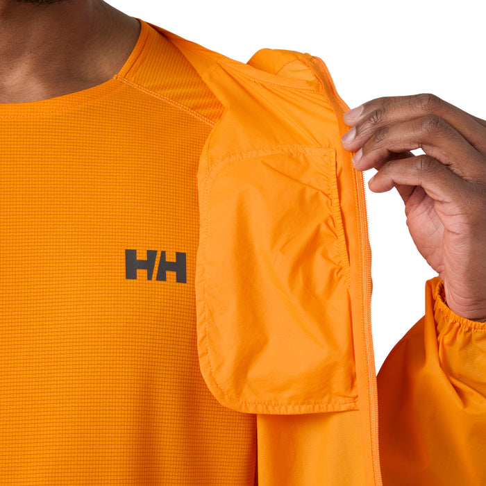 Helly Hansen Trail Windbreaker - Men's Ignite Orange