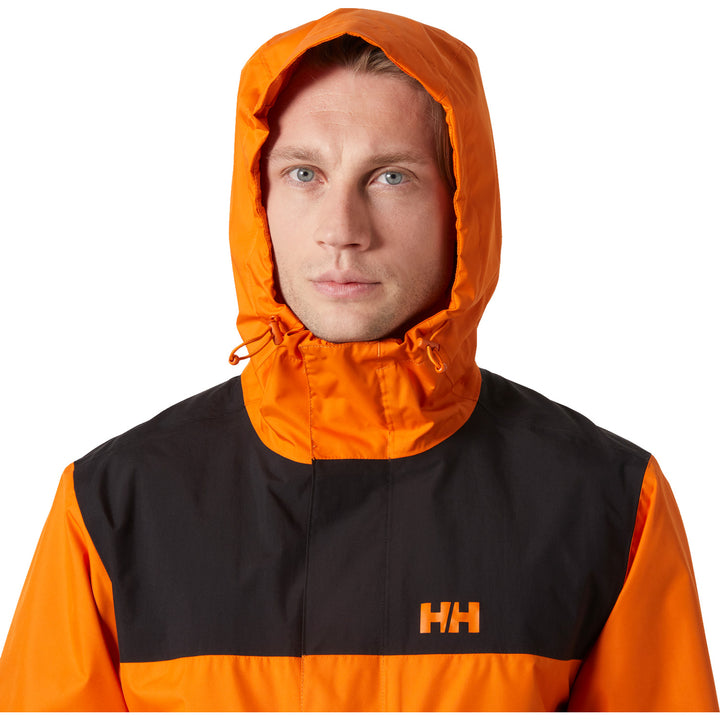 Helly Hansen Vancouver Rain Jacket - Men's Orange Peel