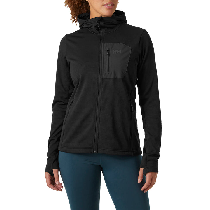 Helly Hansen Versalite Hooded Fleece Jacket - Women's Black