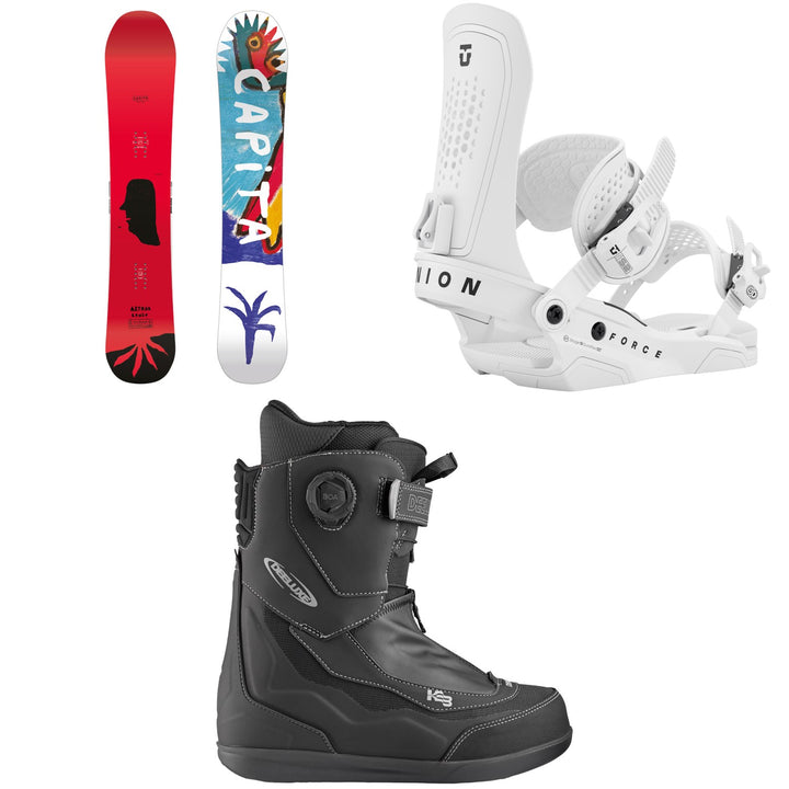 CAPiTA Aeronaut Snowboard + Union Force Snowboard Bindings + Deeluxe Aeris Snowboard Boots 2026