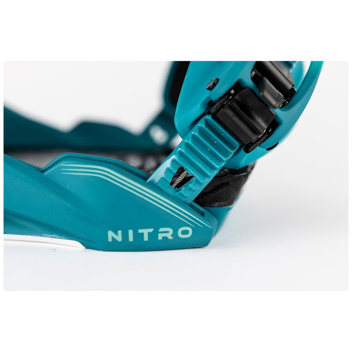 Nitro Phantom Snowboard Bindings 2026 Aqua Fade