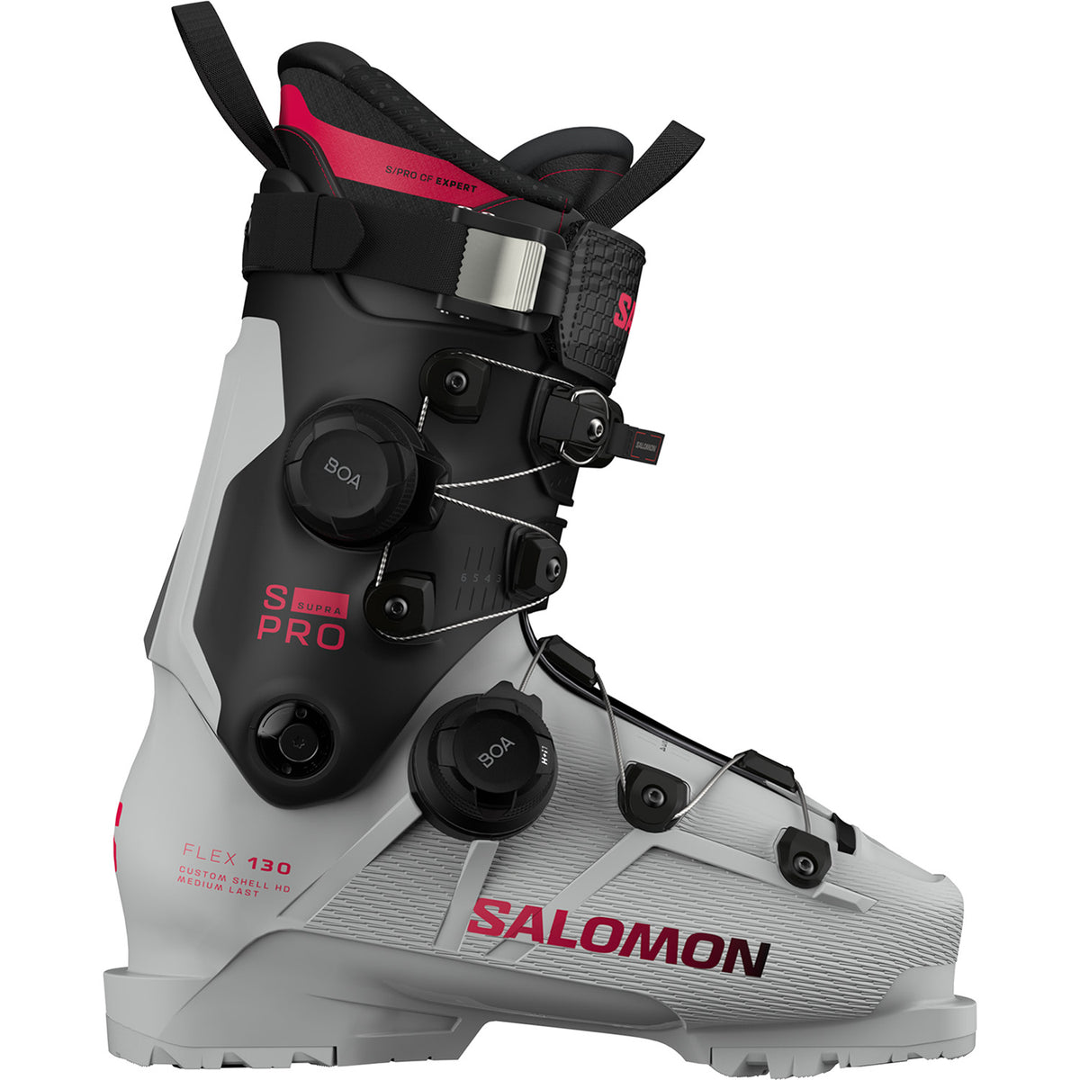 Salomon S/Pro Supra Dual BOA 130 Ski Boots 2027 Gray Aurora