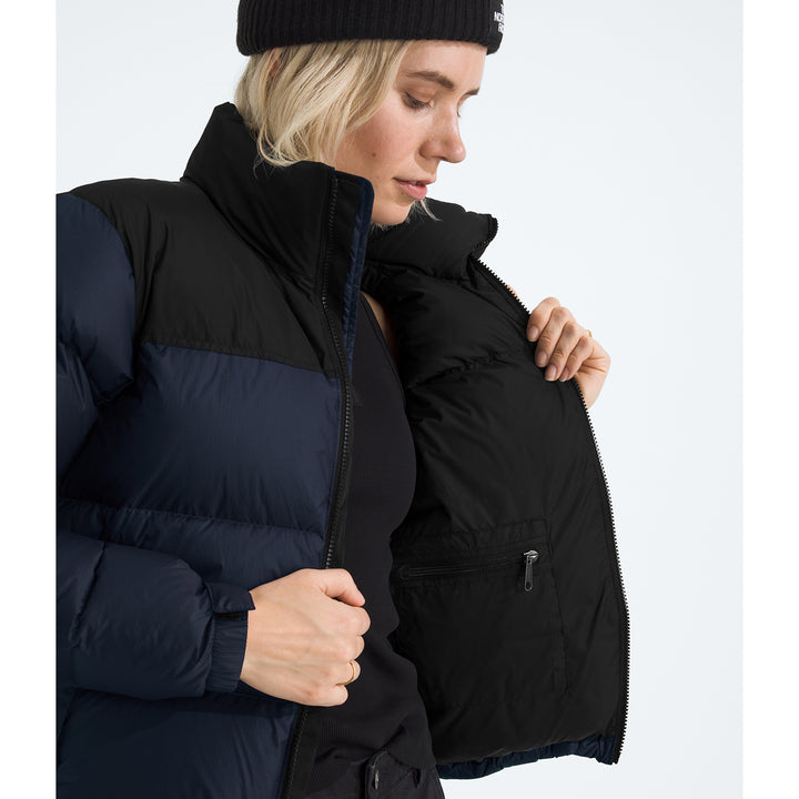 The North Face 1996 Retro Nuptse Jacket - Women's Summit Navy/Tnf Black/Recycled Down