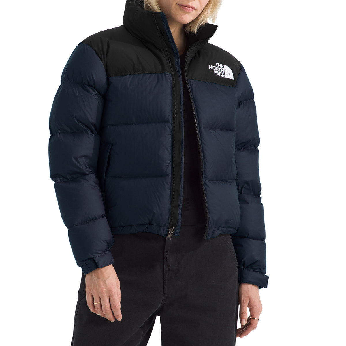 The North Face 1996 Retro Nuptse Jacket - Women's Summit Navy/Tnf Black/Recycled Down