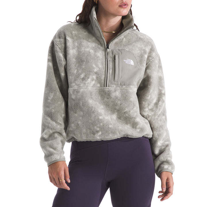The North Face Yumiori Off Peak ½ Zip-Print Jacket - Women's Stone Slab Chalk Texture Print