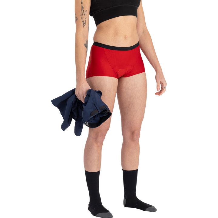 7Mesh Foundation Boxer Briefs - Women's Cherry