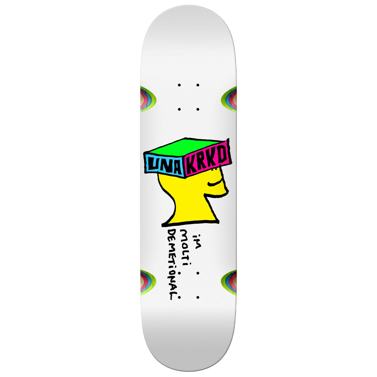 Krooked Una Molti Dementional 8.28 Skateboard Deck