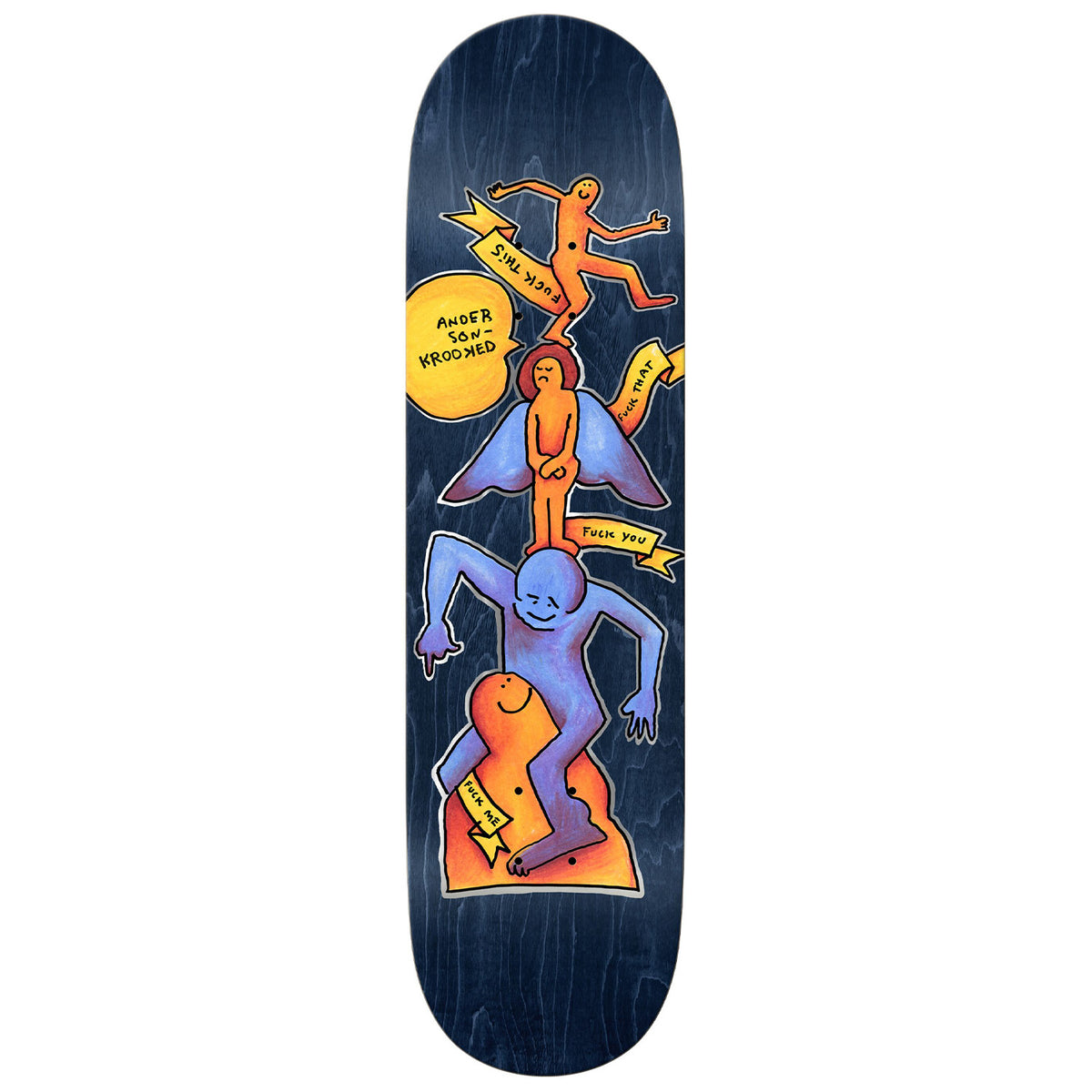 Krooked Manderson Stack 8.38 Skateboard Deck