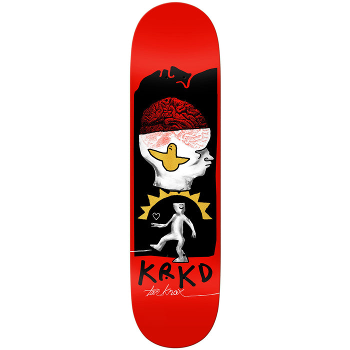 Krooked Knox Brain And Bird 8.5 Skateboard Deck