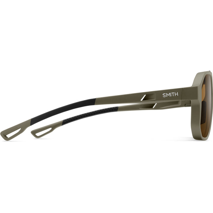 Smith Truss Sunglasses Matte Olive Oil/ChromaPop Polarized Brown