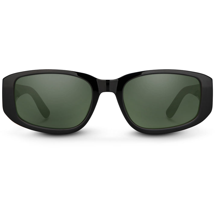 Suncloud Lane Sunglasses Black/Polarized Gray Green