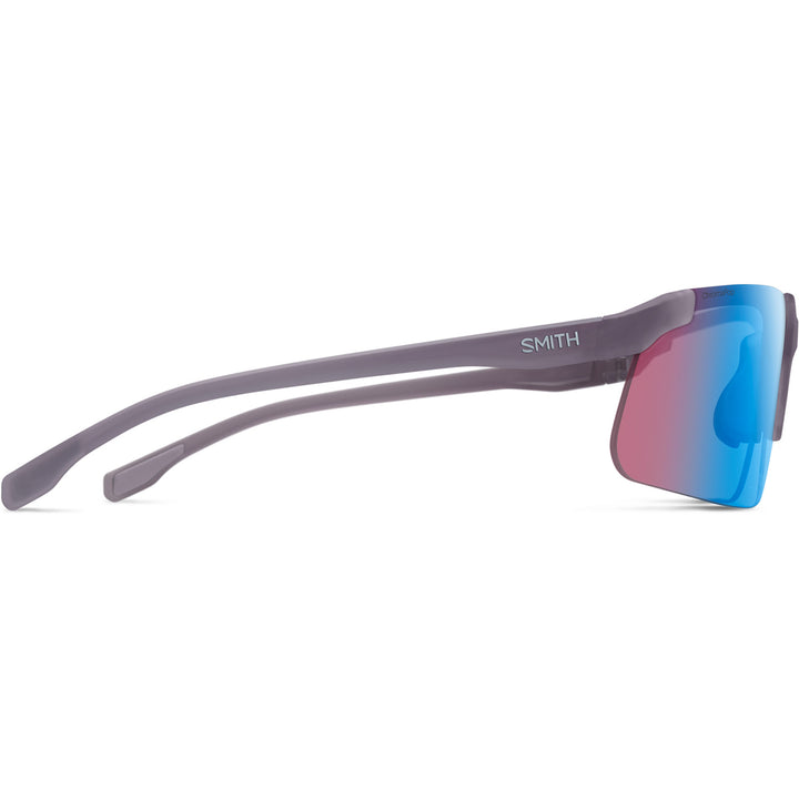 Smith Cipher Sunglasses Matte Meteorite Crystal/ChromaPop Low Light Rose Blue Mirror