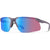 Smith Cipher Sunglasses Matte Meteorite Crystal/ChromaPop Low Light Rose Blue Mirror