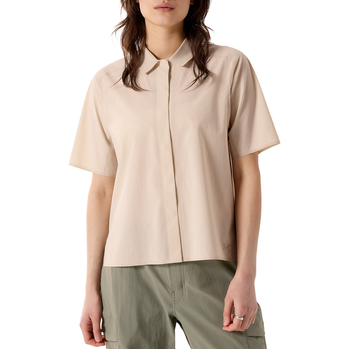 Arc'teryx Olia Short-Sleeve Shirt - Women's Sea Salt