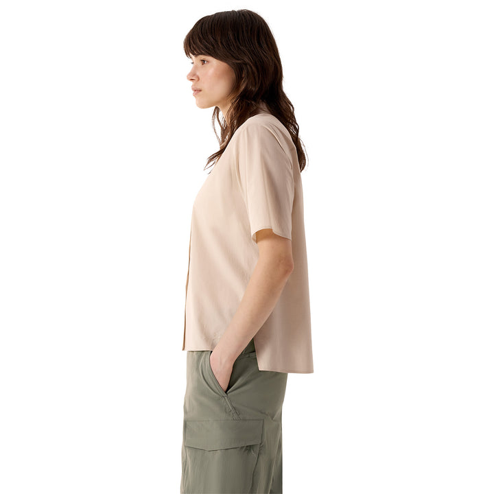 Arc'teryx Olia Short-Sleeve Shirt - Women's Sea Salt
