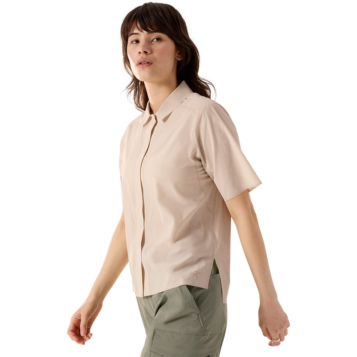 Arc'teryx Olia Short-Sleeve Shirt - Women's Sea Salt