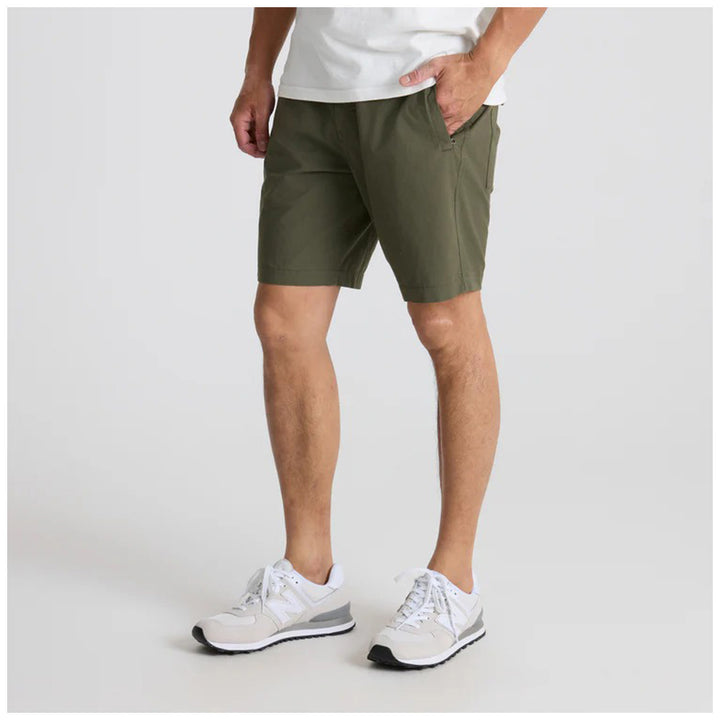 Roark Layover Pro Traveler Shorts - Men's Military