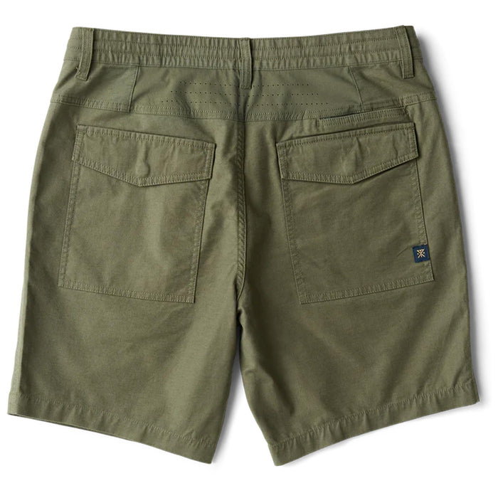 Roark Layover Pro Traveler Shorts - Men's Military