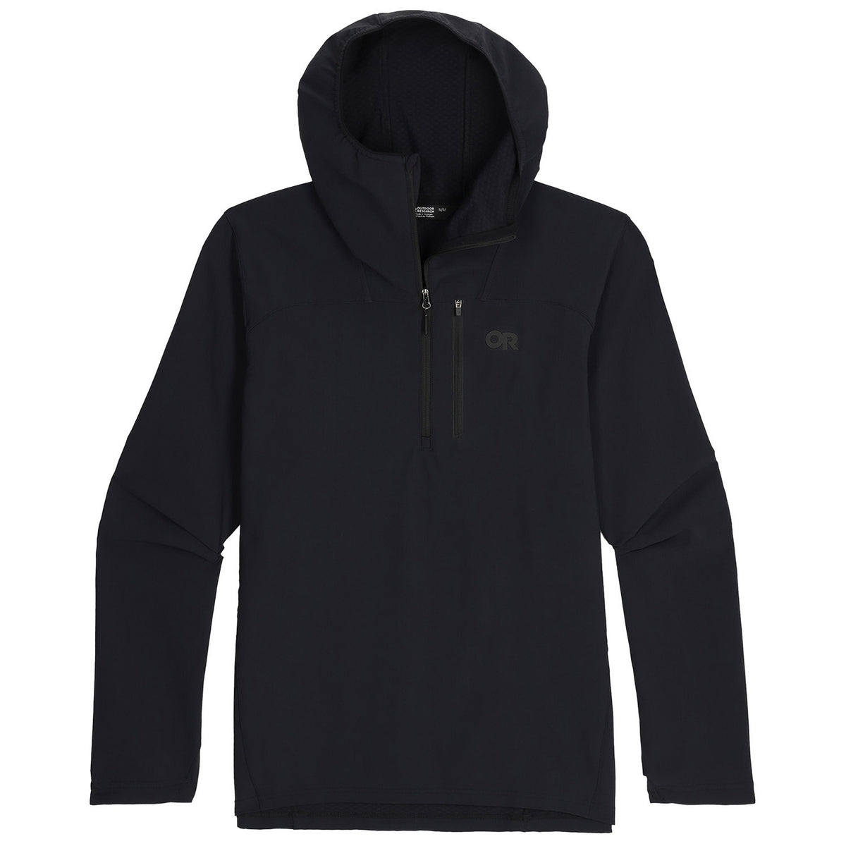 Outdoor Research Freewheel Half-Zip Hoodie Black