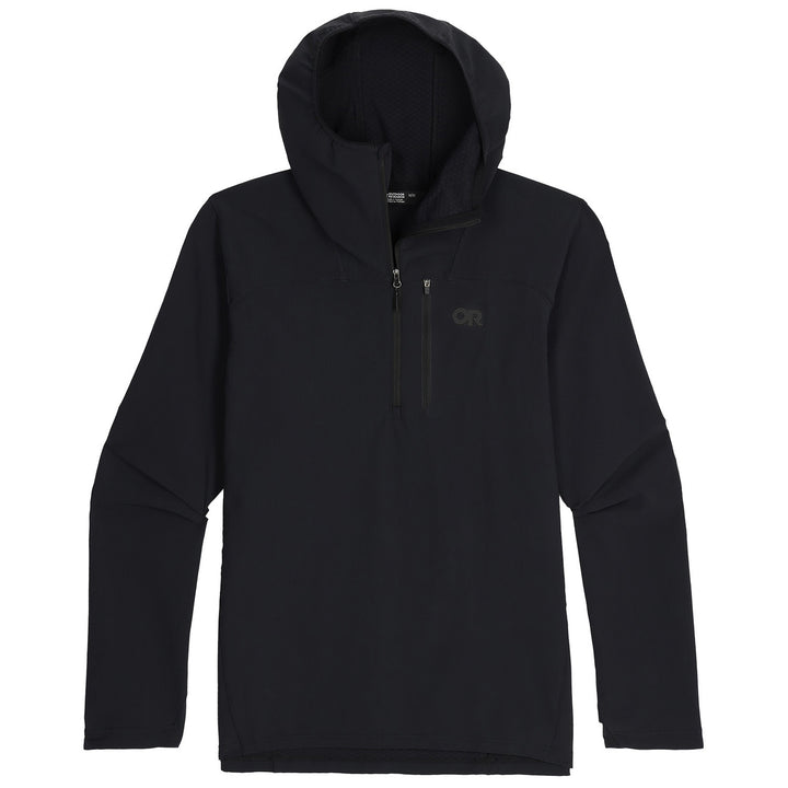Outdoor Research Freewheel Half-Zip Hoodie Black