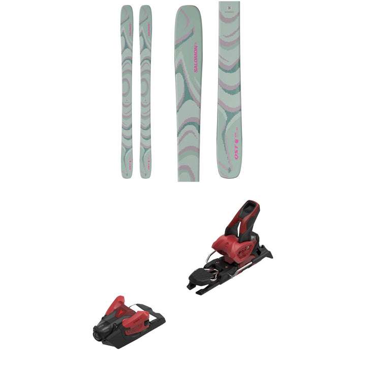 Salomon QST 100 Skis + Atomic Strive 12 GW Ski Bindings