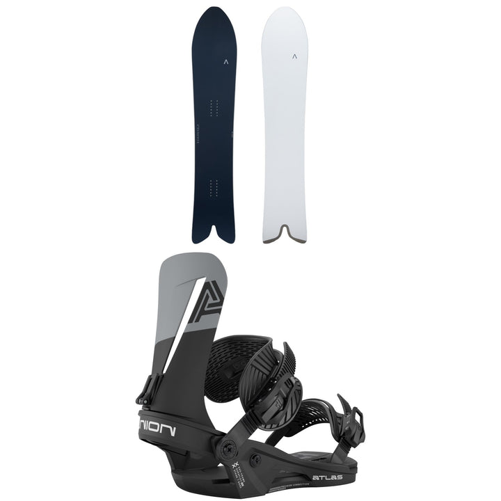 Fjell Snowboards MT 1542 Snowboard + Union Atlas Snowboard Bindings 2026