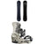 Fjell Snowboards MT 1230 Snowboard + Salomon District Snowboard Bindings