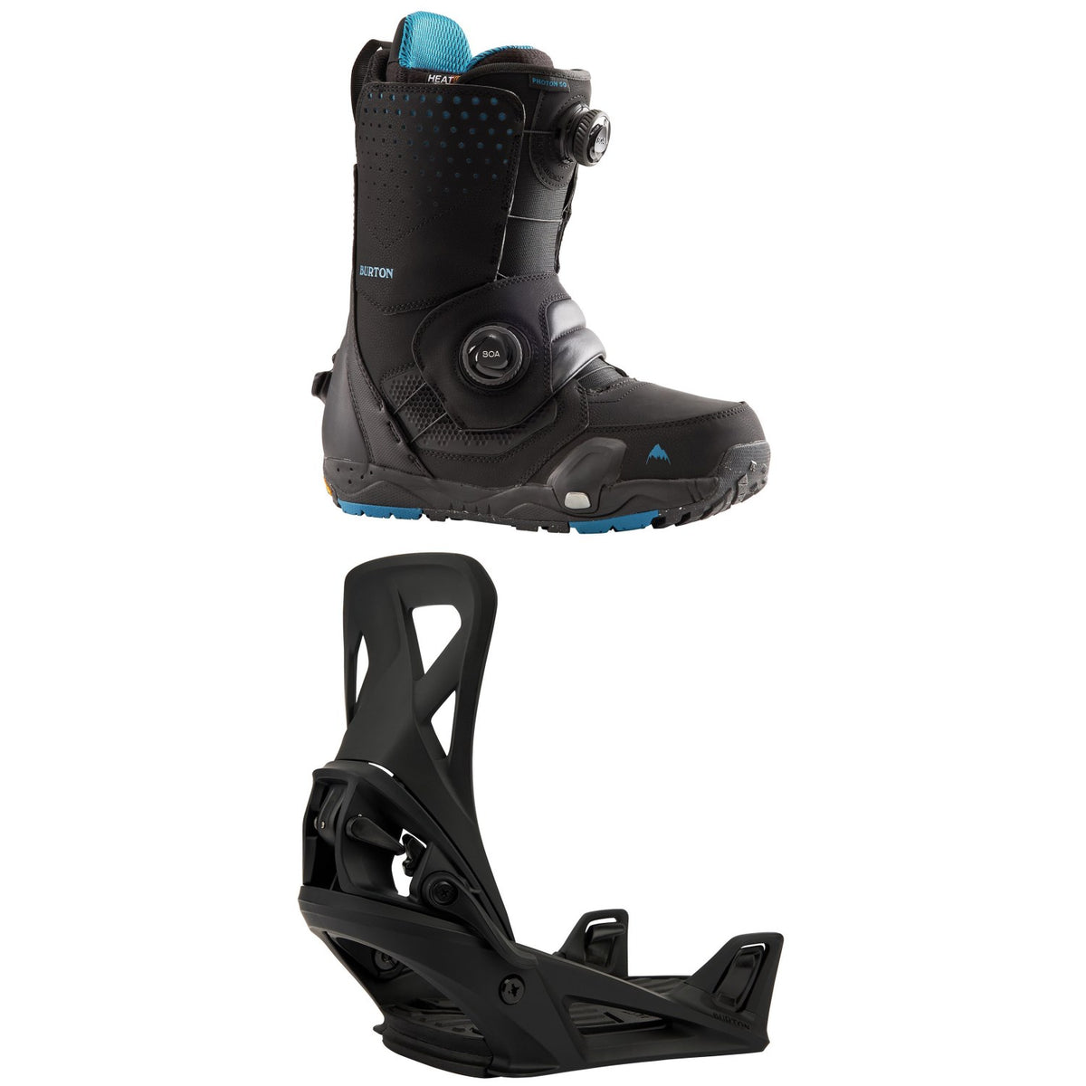 Burton Photon Step On Wide Snowboard Boots + Step On Snowboard Bindings 2026