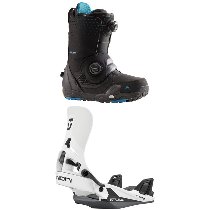 Burton Photon Step On Wide Snowboard Boots + Union Atlas Step On Snowboard Bindings 2026