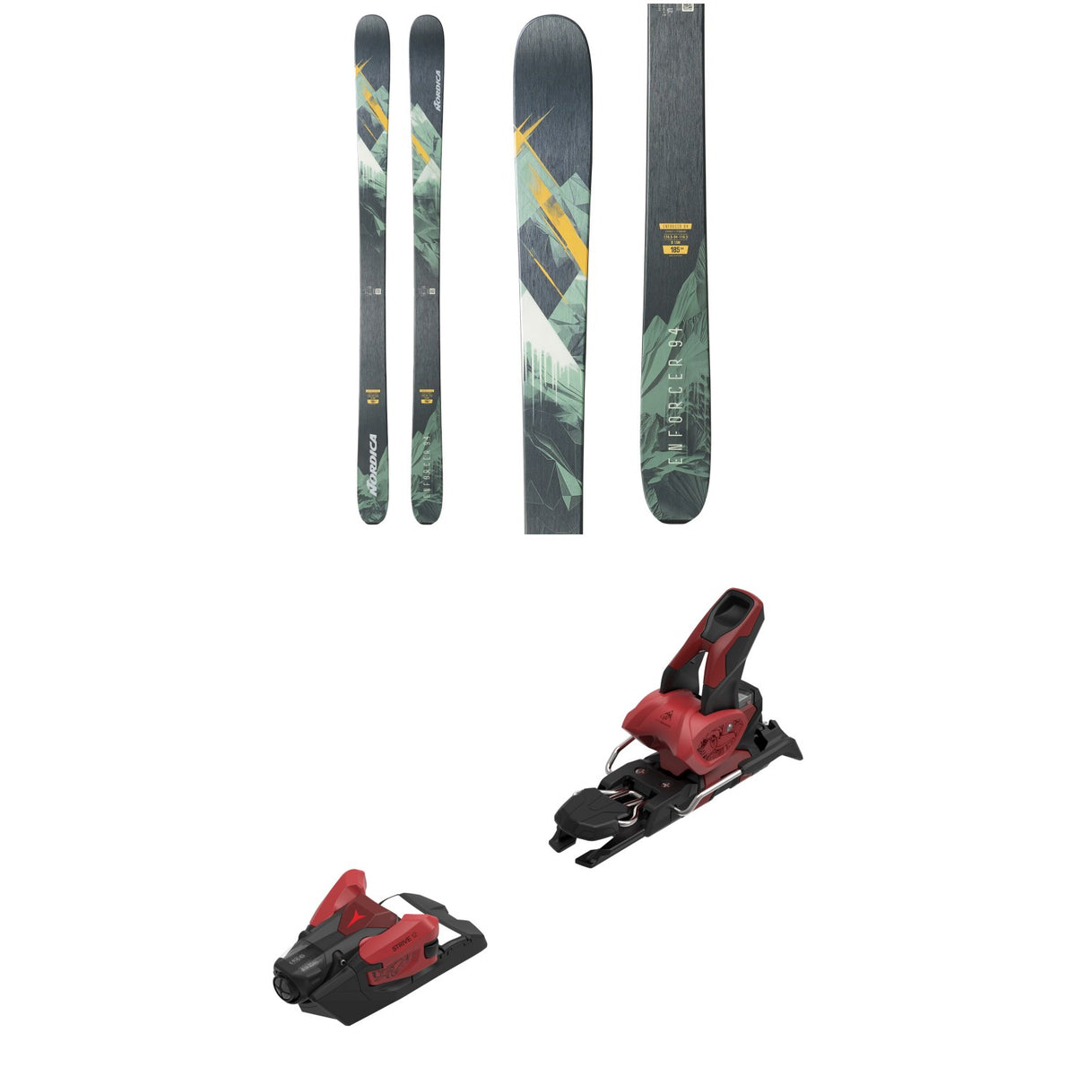Nordica Enforcer 94 Skis 2026 + Atomic Strive 12 GW Ski Bindings