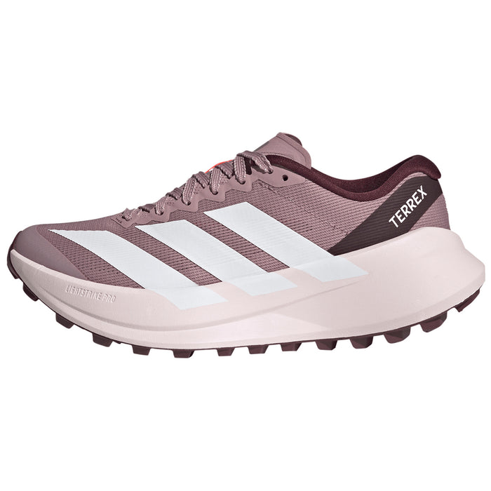 Adidas Terrex Agravic SL Shoes - Women's Magic Mauve/Ftwr White/Maroon