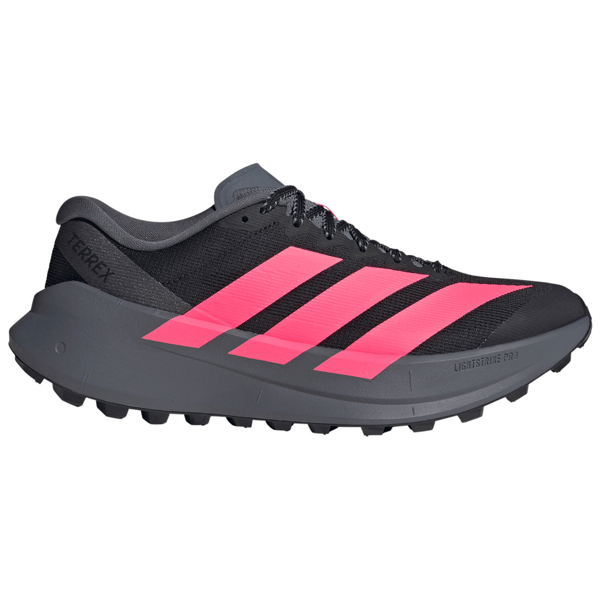 Adidas Terrex Agravic SL Shoes - Men's Core Black/Solar Turbo/Aurora Onix