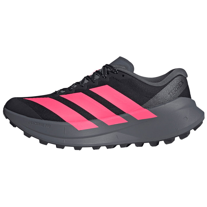 Adidas Terrex Agravic SL Shoes - Men's Core Black/Solar Turbo/Aurora Onix