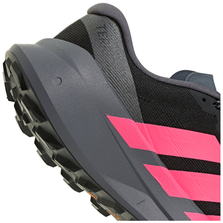 Adidas Terrex Agravic SL Shoes - Men's Core Black/Solar Turbo/Aurora Onix
