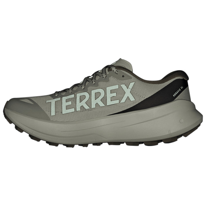Adidas Terrex Agravic SL Shoes - Men's Halo Green/Olive Strata/Pulse Mint