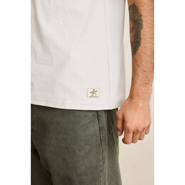 Rhythm Vintage Stripe Short-Sleeve T-Shirt - Men's Moonrock