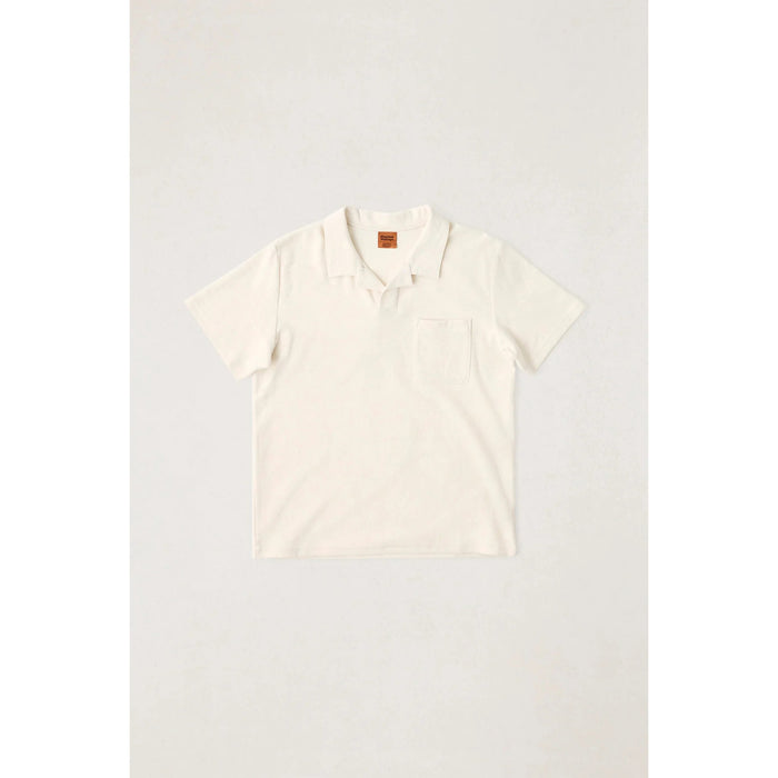 Rhythm Vintage Terry Polo Shirt - Men's Natural
