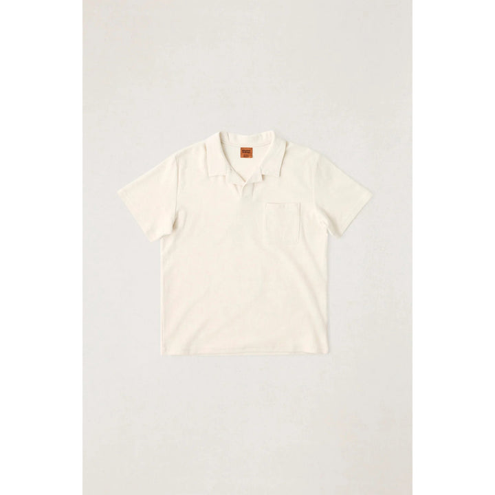 Rhythm Vintage Terry Polo Shirt - Men's Natural