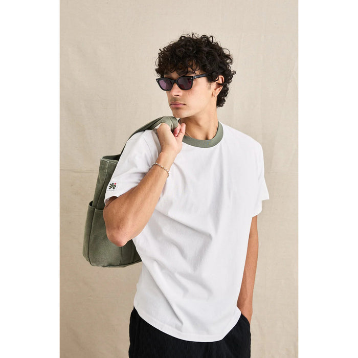 Rhythm Merge Vintage Short-Sleeve T-Shirt - Men's White