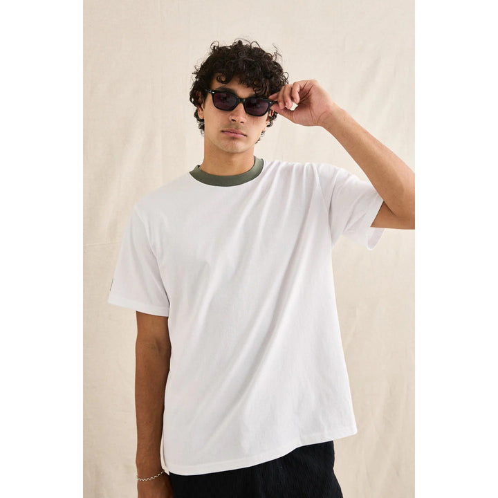 Rhythm Merge Vintage Short-Sleeve T-Shirt - Men's White