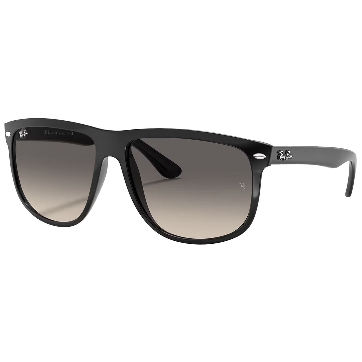 Ray Ban Boyfriend Sunglasses Polished Black/Grey