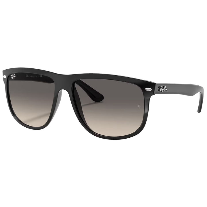 Ray Ban Boyfriend Sunglasses Polished Black/Grey