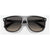 Ray Ban Boyfriend Sunglasses Polished Black/Grey