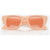 Ray Ban Wayfarer Puffer Sunglasses Polished Solid Nude/Dark Pink