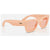 Ray Ban Wayfarer Puffer Sunglasses Polished Solid Nude/Dark Pink