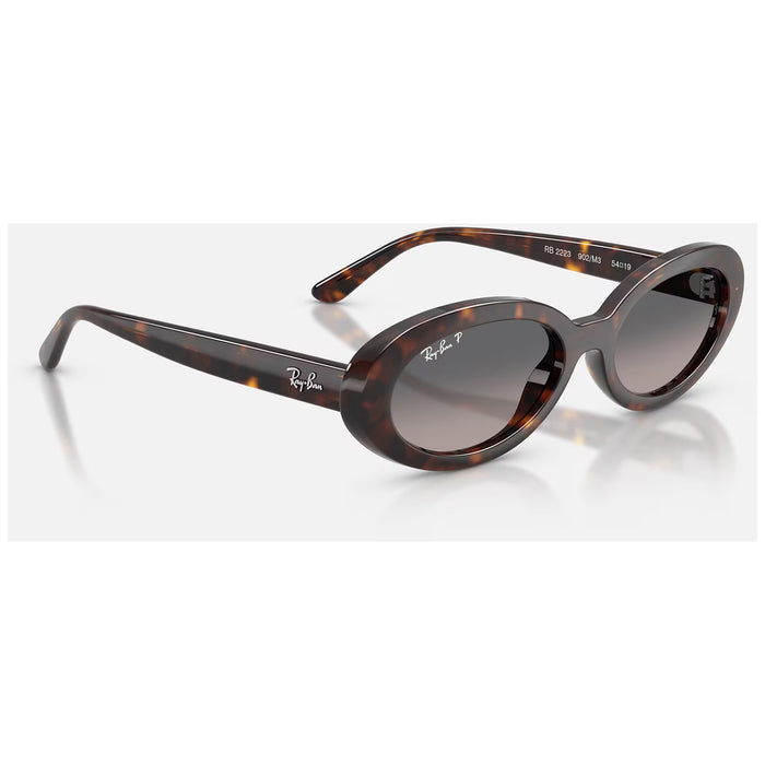 Ray Ban RB2223 Sunglasses Polished Havana/Grey Gradient Polarized