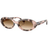 Polished Opal Pink Havana/Clear Gradient Brown