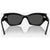 Ray Ban Zena Bio-Based Sunglasses Polished Black/Dark Grey
