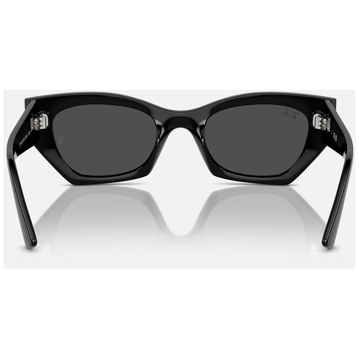 Ray Ban Zena Bio-Based Sunglasses Polished Black/Dark Grey