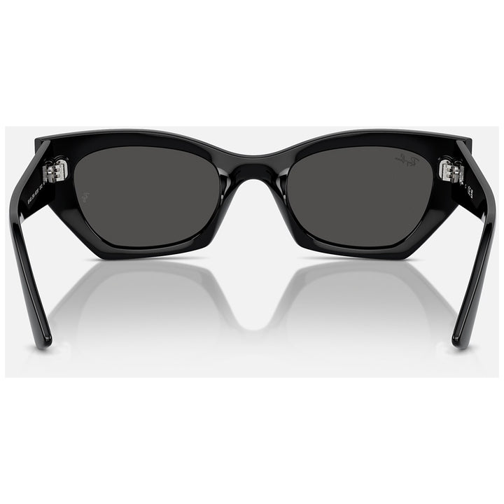 Ray Ban Zena Bio-Based Sunglasses Polished Black/Dark Grey